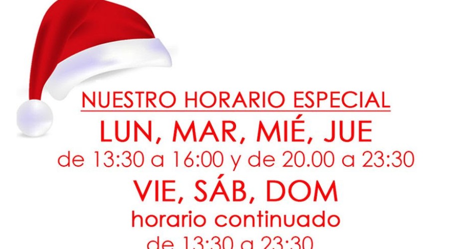 ¡Ampliamos nuestro horario los fines de semana!